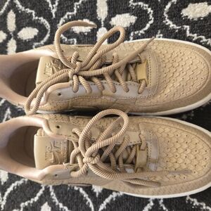 Nike Tan Woven Sneakers